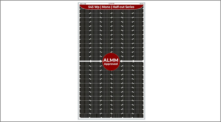 ALMM Approve Gautam Solars 545 Wp Series Of 10BB Mono Solar Panels