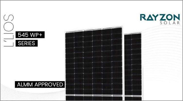 Rayzon Launches Ultra High Power Generation Solar Modules Under LLIOS