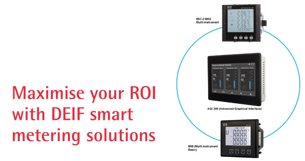 Maximise your ROI with DEIF smart metering solutions