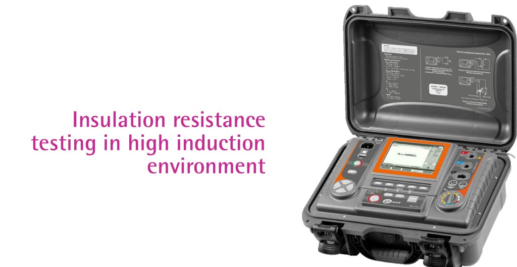 Insulation resistance testing in high induction environment