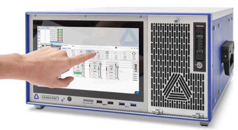 Mixed signal power analyser DEWE3-PA8