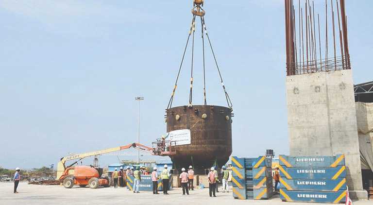 Core melt localisation device installed at Kudankulam nuclear power plant