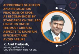 K. Arul Prakash, Managing Director, OBO Bettermann India Pvt. Ltd. _EPR Magazine