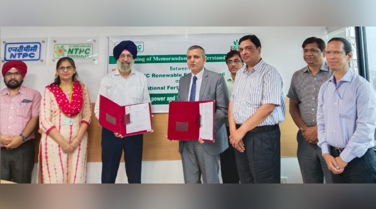 NTPC REL and NFL tied up to collaborate in Renewable Energy