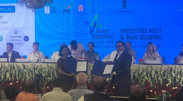 Avaada Group signs MoU with Rajasthan government for RE power plant