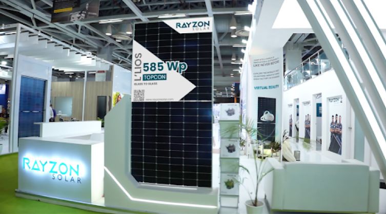 Rayzon solar unveils 585-Watt Topcon tech at renewable expo 2023