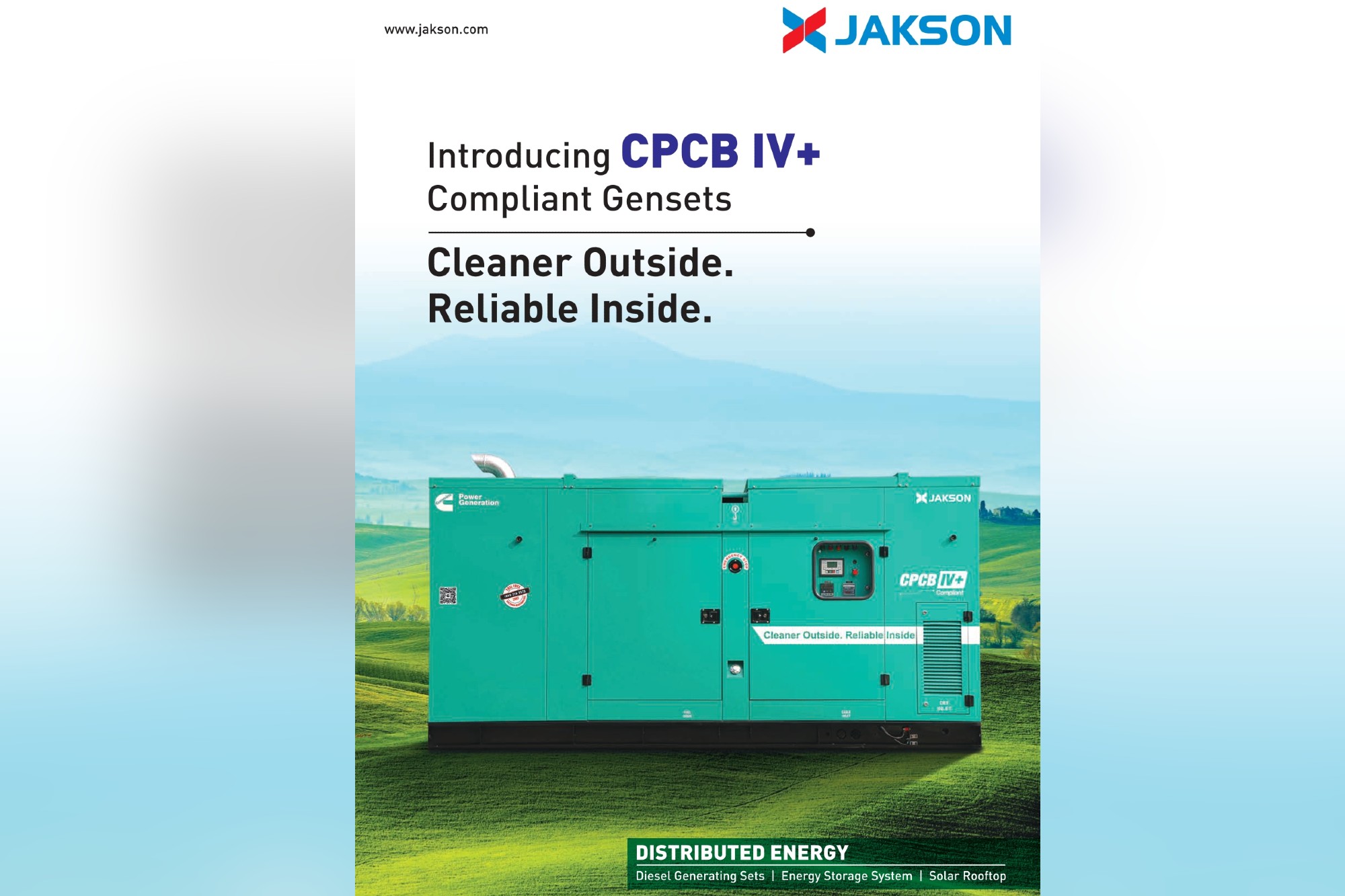 Jakson Group launches innovative CPCB IV+ compliant gensets