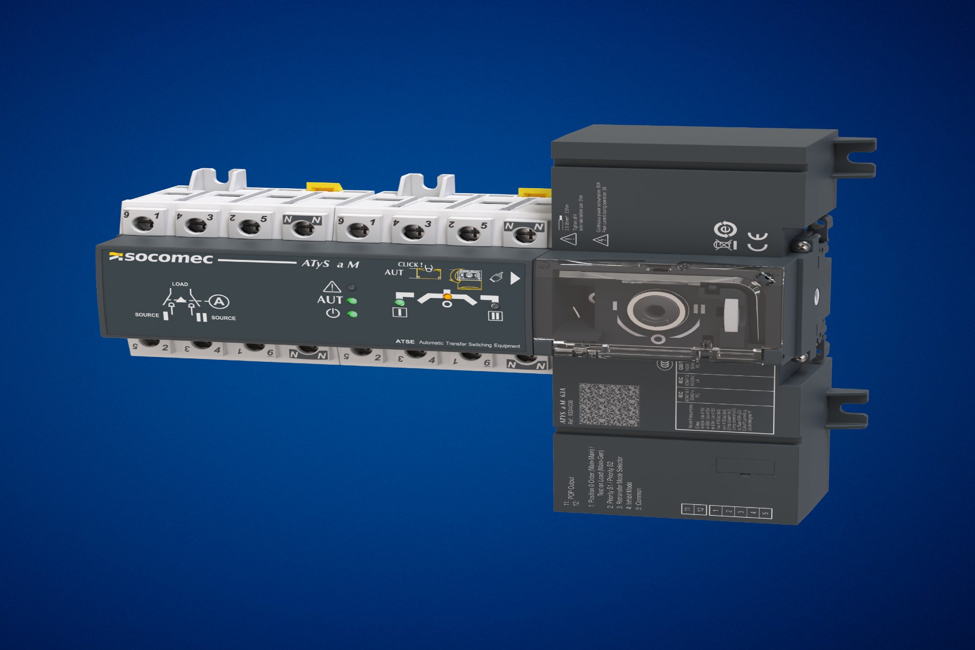 Socomec launches 30 pc more compact automatic transfer switch