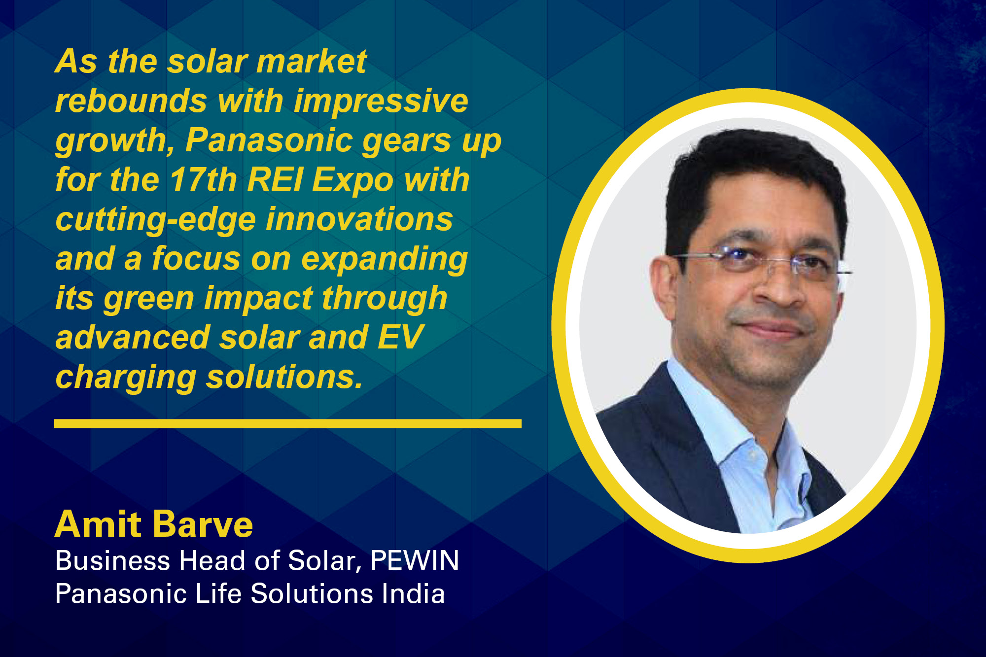 Panasonic is moving strategically in the Indian solar and EV market