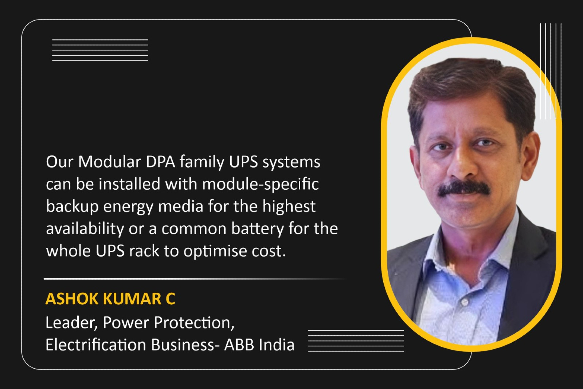 SmartTracker by ABB for UPS system enhancing communication and diagnostics