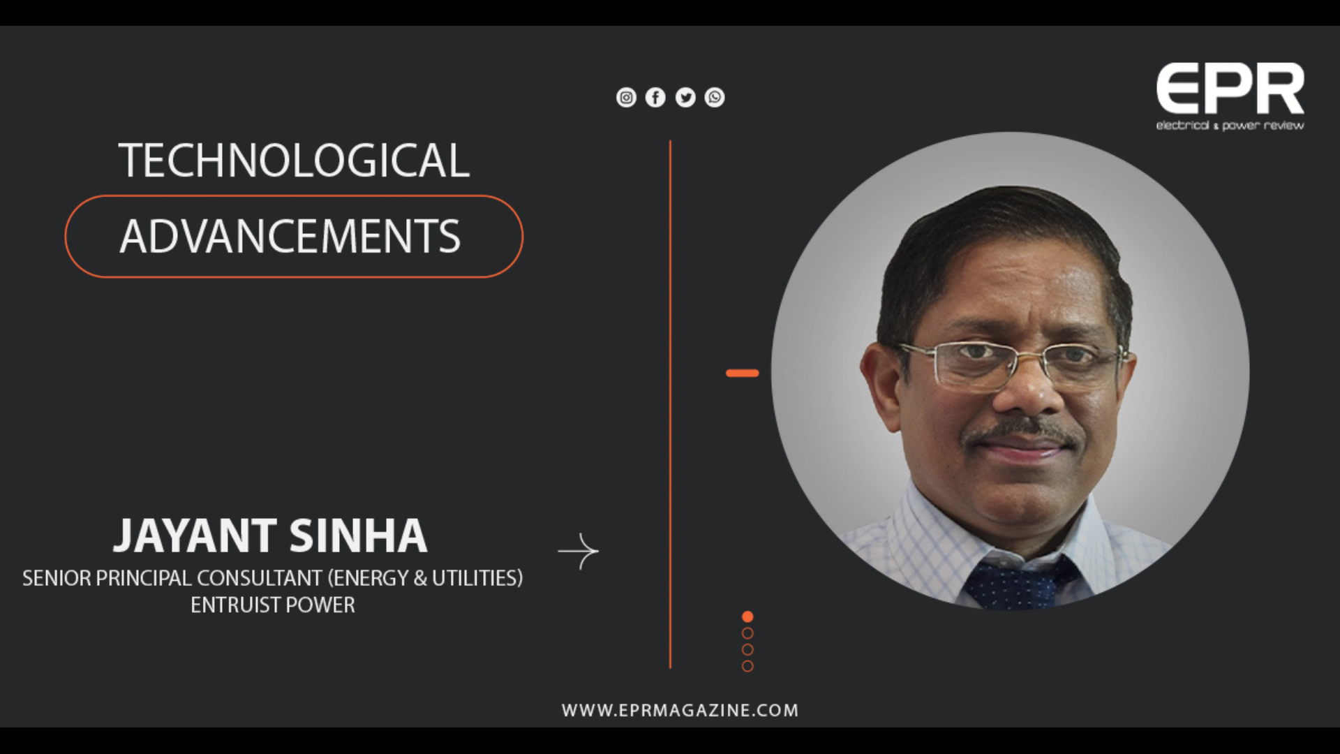 Technological Advancements | Mr. Jayant Sinha | EPR Magazine Webinar