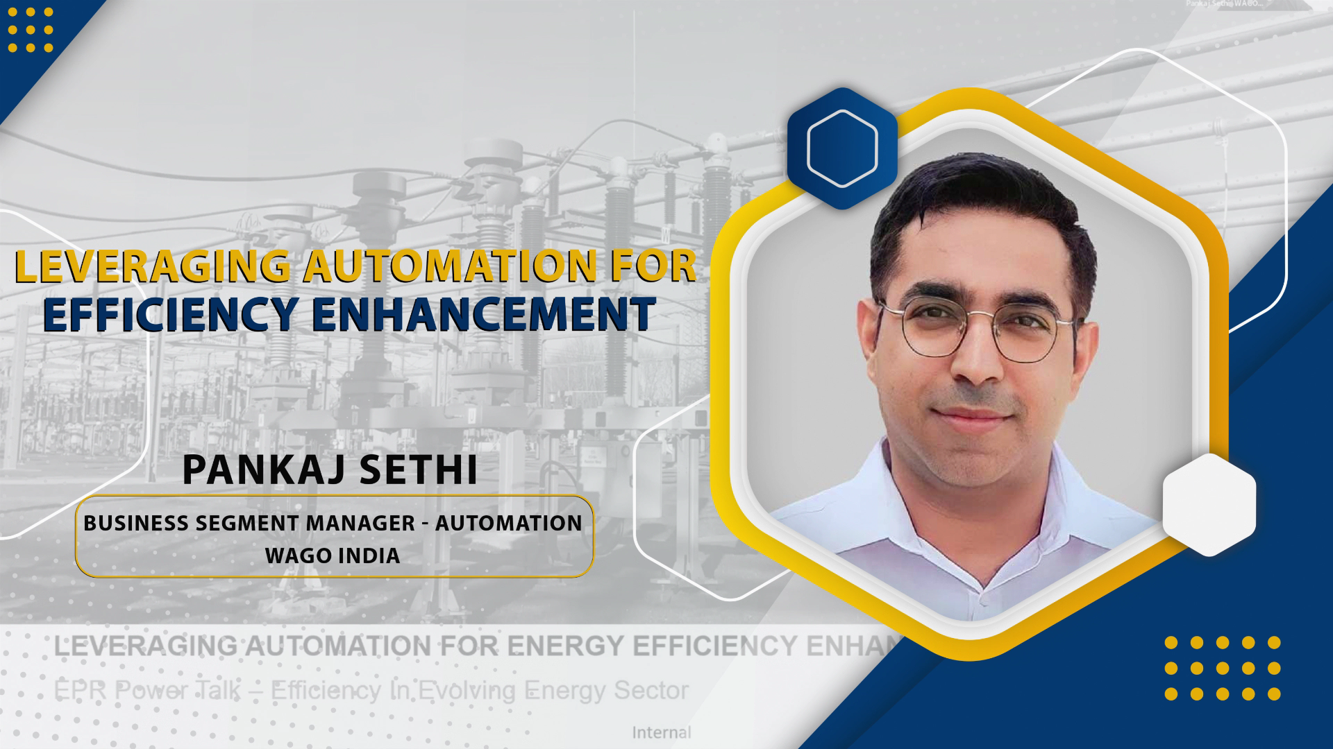 Leveraging Automation for Efficiency Enhancement | Mr. Pankaj Sethi | EPR MAGAZINE