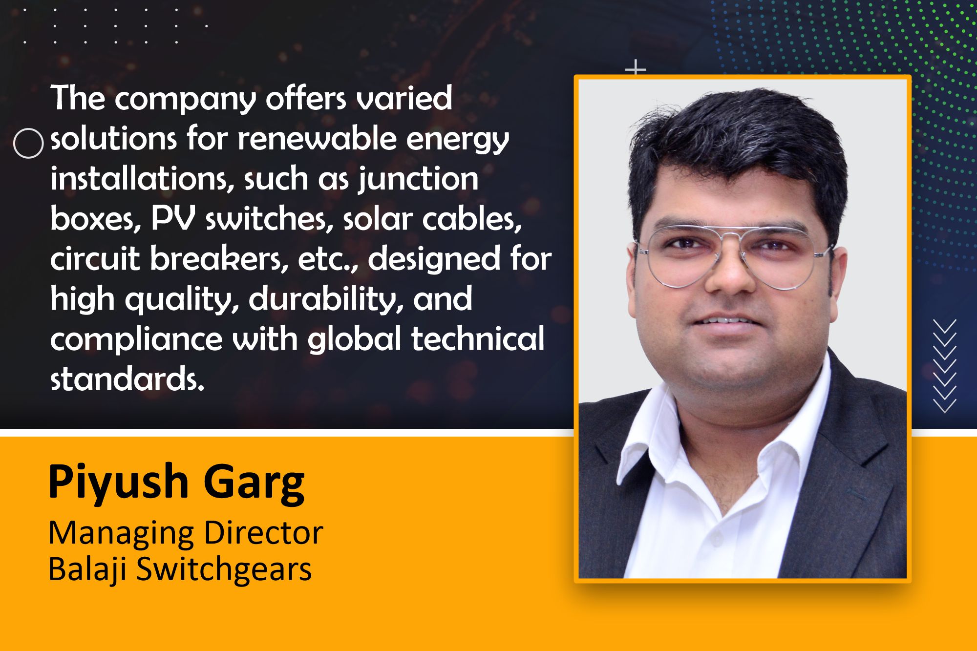 Balaji committed to driving sustainable energy generation for decades