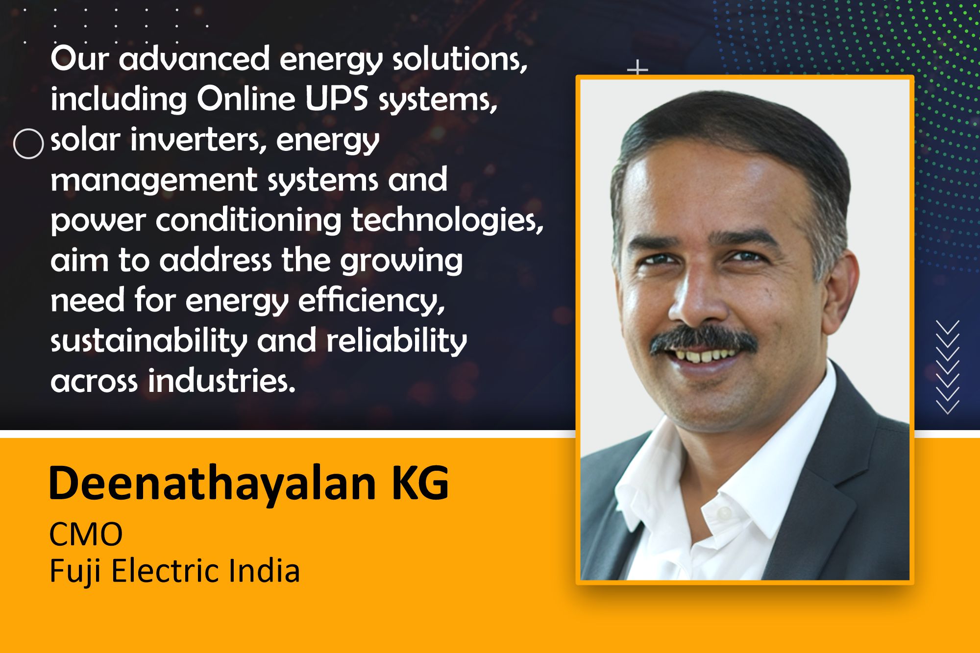 Fuji Electric India at the forefront of smarter, decentralised power systems