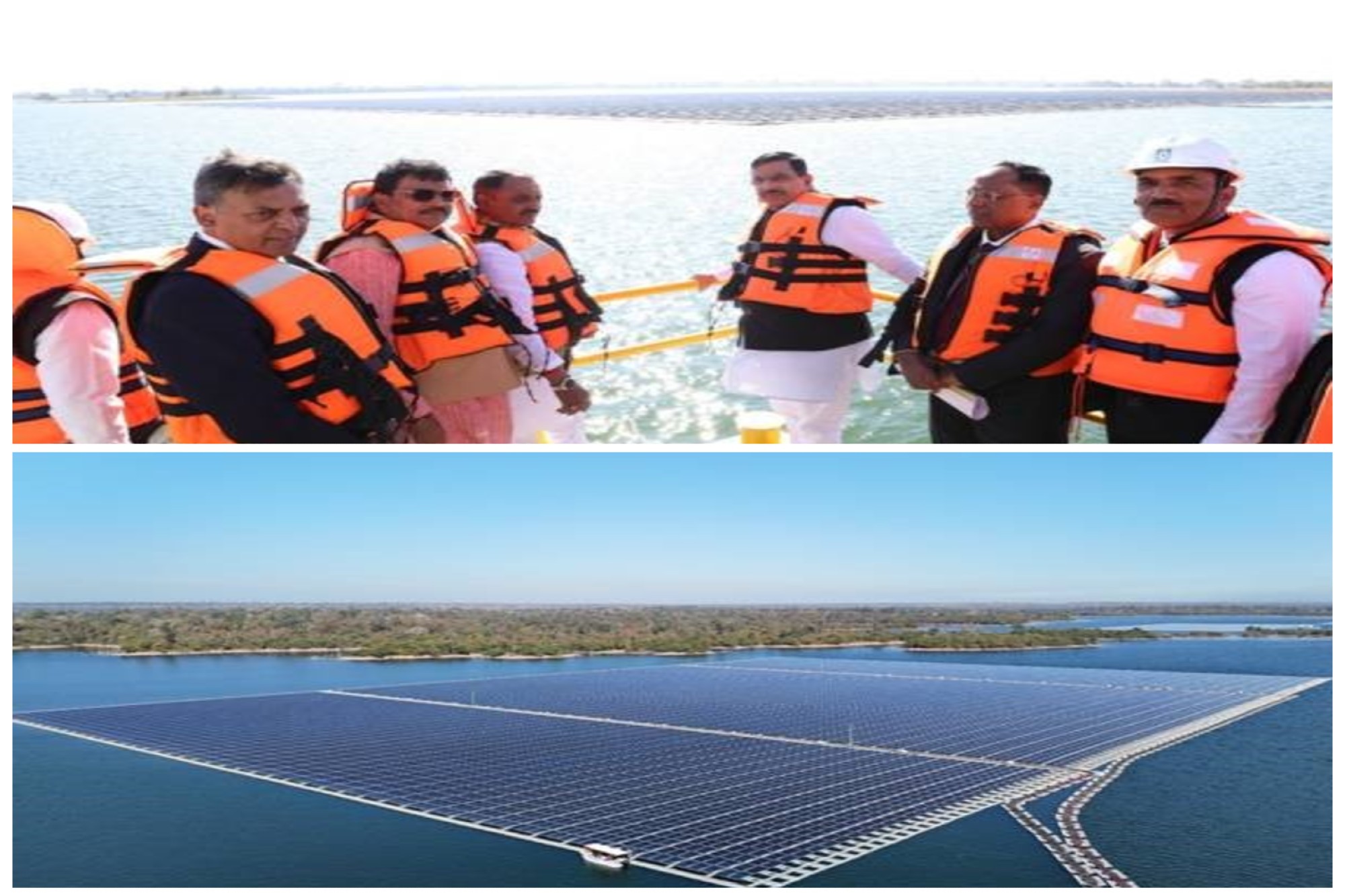 India showcases Asia’s largest floating solar project in Madhya Pradesh