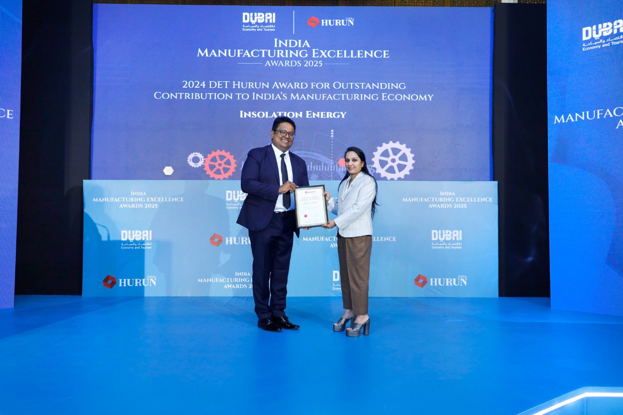 INA Solar receives DET HURUN award for contributing to nations economy